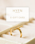 HYFN Jewellery e-gift card with gold ring — HYFN